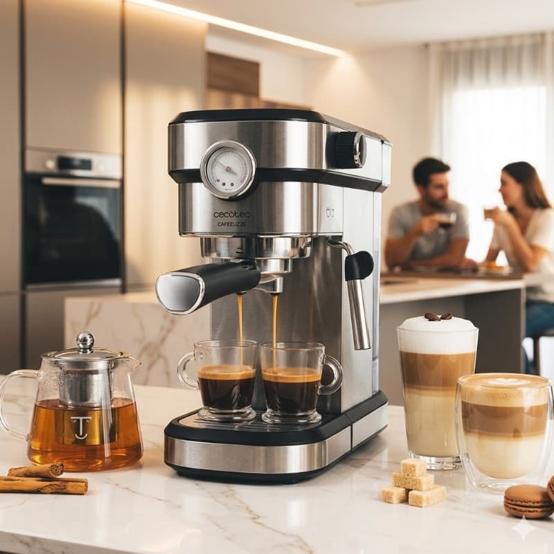 Cafetera de Espresso Cafelizzia 790 Steel Pro | 1.2 L | 1350 W