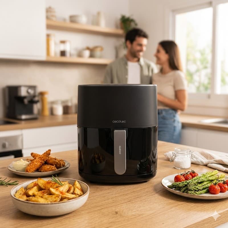 Freidora de Aire Cecotec Cecofry Fantastik 6500 | 6,5 Litros | 1700 W