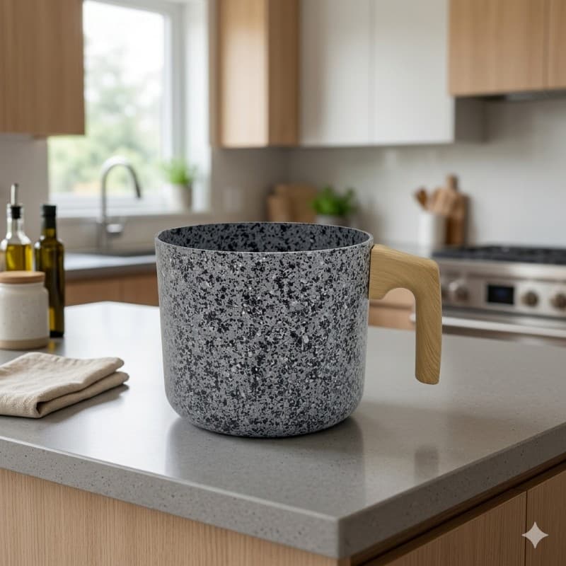 Jarrito Hervidor STONE | 14 cm | Aluminio Forjado Antiadherente