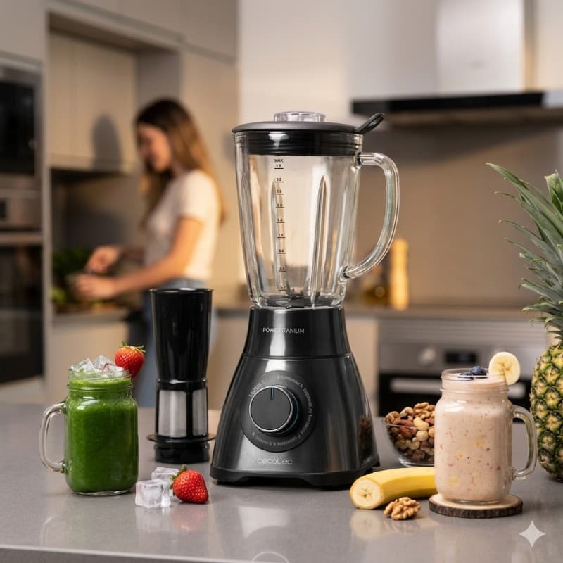 Licuadora Power Black Titanium 2500MAX PerfectMix | 1.8 L | 1500 W