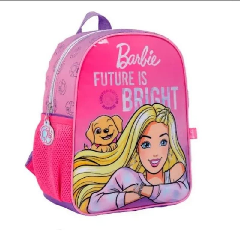Mochila de Espalda Barbie "Future Is Bright" | 12" | Rosa - Wabro