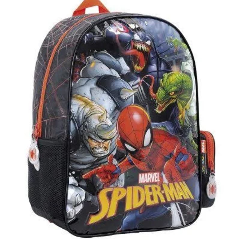 Mochila de Espalda Spider-Man | 12" | Negro - Wabro