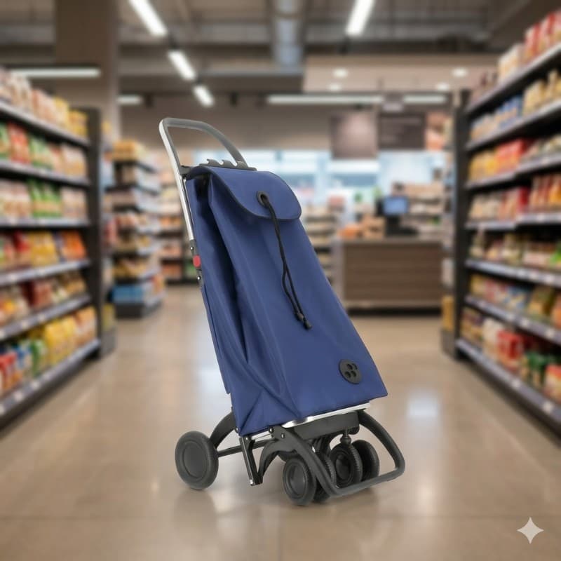 Carro Rolser I-MAX MF 4L TOUR | Azul Klein | 4 Ruedas 360°