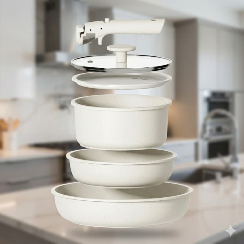 Set de Cocina Carote | 6 Piezas | Cerámica Antiadherente